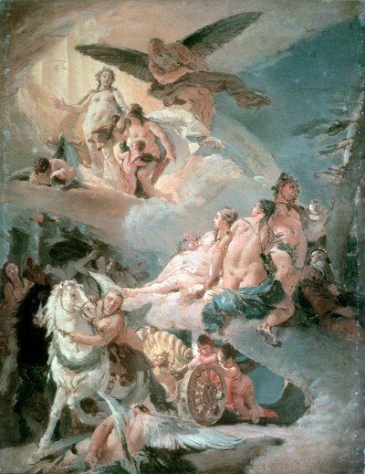 Phaethon en Apollo door Giovanni Battista Tiepolo